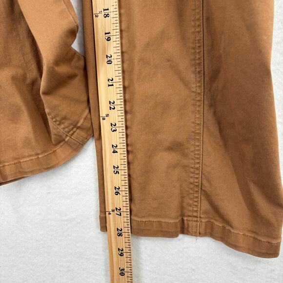 Democracy Cargo Jeans Womens Size 12 Brown Ab Solution Stretch Denim - Picture 10 of 12